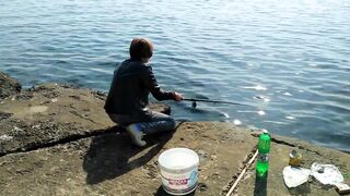 Ольгинка 10.10.2018 погода и рыбалка у кромки