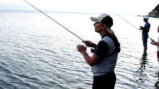 Ольгинка спиннинг и рокфишевый дебют у берега