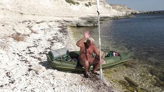 Тарханкут Окуневка на каяке и море в августе 2020