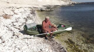 Тарханкут Окуневка на каяке и море в августе 2020