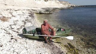 Тарханкут Окуневка на каяке и море в августе 2020