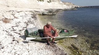 Тарханкут Окуневка на каяке и море в августе 2020