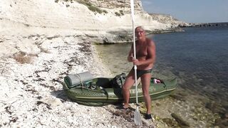 Тарханкут Окуневка на каяке и море в августе 2020