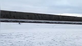 Окуневка пробная рыбалка у берега