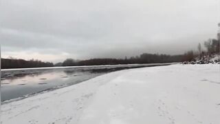 Окуневка пробная рыбалка у берега