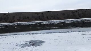 Окуневка пробная рыбалка у берега