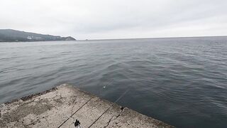 Партенит, ночная рыбалка и трофейный морской кот