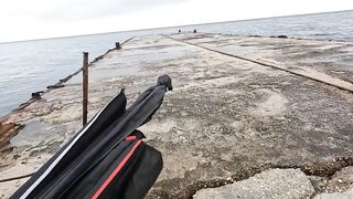 Партенит, ночная рыбалка и трофейный морской кот