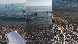 Нижняя Хобза лето и штиль у берега