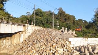 Мост у моря река Хобза рыбалка рядом