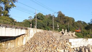 Мост у моря река Хобза рыбалка рядом