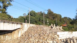 Мост у моря река Хобза рыбалка рядом