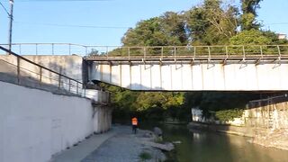 Мост у моря река Хобза рыбалка рядом