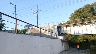 Мост у моря река Хобза рыбалка рядом