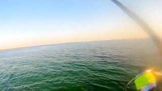 Черноморский район ловля саргана на бомбарду у берега