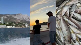 Форос на Чёрном море рыбалка у берега и прогулка