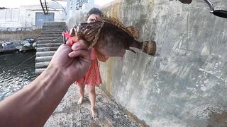 Форос жена поймала скорпену монстра это правда?