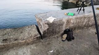 Алупка - первый трофей сезона, берег и тёплая вода