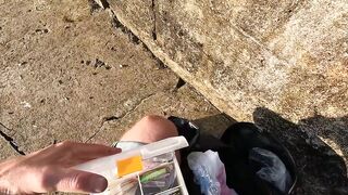 Алупка - первый трофей сезона, берег и тёплая вода