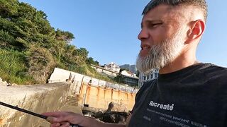 Алупка - первый трофей сезона, берег и тёплая вода