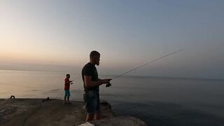 Алупка - первый трофей сезона, берег и тёплая вода