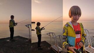 Алупка морская рыбалка с берега и раздача карася