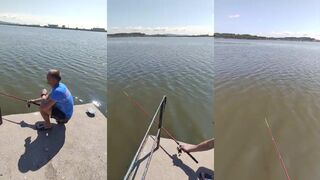 Ливадия 2023 рыбалка и утренний дымок у берега