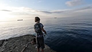 Ливадия, ловля саргана на пилькер и новый спиннинг