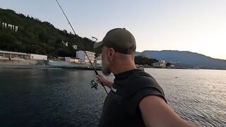 Ливадия, ловля саргана на пилькер и новый спиннинг