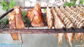 Мисхор утро рыбалка и копчёная рыбка у берега