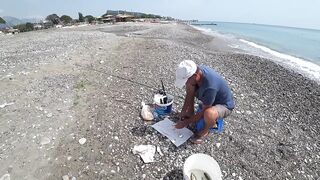 Чамьюва рыбалка у берега на удочку