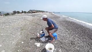 Чамьюва рыбалка у берега на удочку