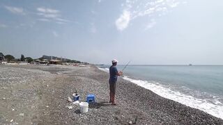 Чамьюва рыбалка у берега на удочку