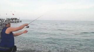 Кемер Кириш Средиземное море рыбалка у берега