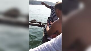Гоа - на рыбалке попалась ядовитая мурена, осторожно