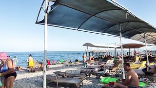 Кириш, Кемер Турция море +28 и пляж с дрона