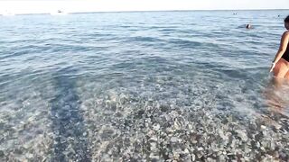 Кириш, Кемер Турция море +28 и пляж с дрона