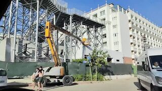 Кириш, Кемер Турция море +28 и пляж с дрона