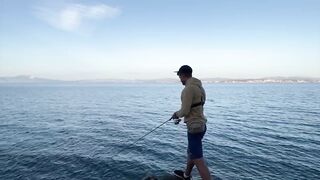 Дальян, Эгейское море рыбалка со спиннингом у берега