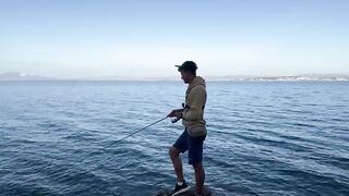 Дальян, Эгейское море рыбалка со спиннингом у берега