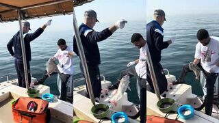 Umm Al Quwain (Умм-эль-Кайвайн) прогулка на катере и рыбалка