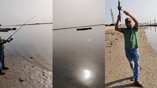 Umm Al Quwain (Умм-эль-Кайвайн) береговая рыбалка у пляжа