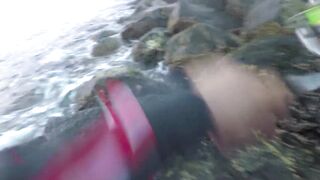 Dibba, UAE (ОАЭ) тунец у берега рокфишинг