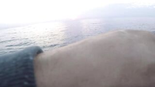 Dibba, UAE (ОАЭ) тунец у берега рокфишинг