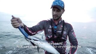 Dibba, UAE (ОАЭ) тунец у берега рокфишинг