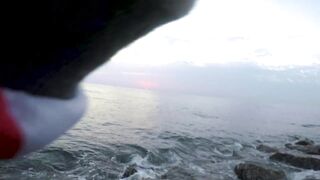 Dibba, UAE (ОАЭ) тунец у берега рокфишинг