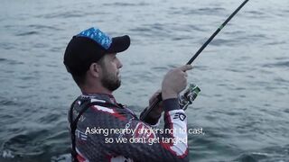 Dibba, UAE (ОАЭ) тунец у берега рокфишинг