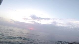 Dibba, UAE (ОАЭ) тунец у берега рокфишинг