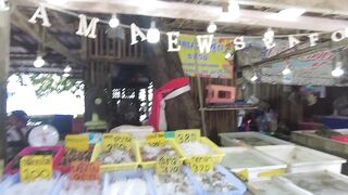 Rawai village после полудня: морская рыбалка на приливе у пирса