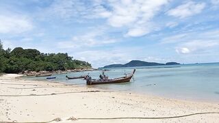 Rawai вечером: набережная и рыбалка у лодок без дальнего заброса